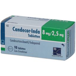 CANDECOR-Inda 8 mg/2,5 mg Tabletten