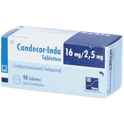 CANDECOR-Inda 16 mg/2,5 mg Tabletten
