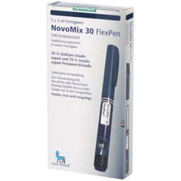 NOVOMIX 30 FlexPen 100 E/ml Inj.-Susp.Fertigpen