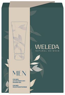 WELEDA® Geschenkset Men mit 3in1 Duschgel & Feuchtigkeitscreme