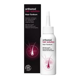 Orthomol Hair Solution - bei Haarausfall und für dichteres, volleres Haar mit dem Wirkstoffkomplex Baicapil®
