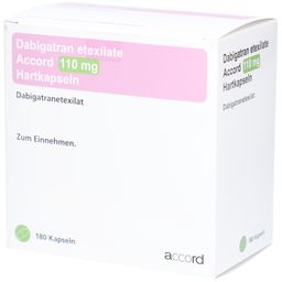 DABIGATRAN ETEXILATE Accord 110 mg Hartkapseln
