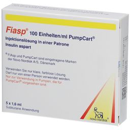 FIASP 100 E/ml PumpCart Inj.-Lsg.in einer Patrone
