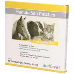 ManukaSan Patches für Tiere 10 cm x 10 cm