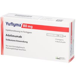 YUFLYMA 80 mg/0,8 ml Inj.-Lösung im Fertigpen