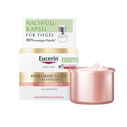 Eucerin® Hyaluron-Filler + Elasticity Rosé Tag LSF 30 Nachfüllkapsel - Jetzt 20% mit dem Code "eucerin20" sparen*