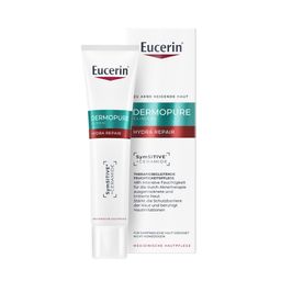 Eucerin® DERMOPURE CLINICAL Hydra Repair – Creme für trockene Haut nach Aknetherapie mit Ceramiden & SymSITIVE* - Jetzt 20% mit dem Code "eucerin20" sparen* + Eucerin DERMOPURE CLINICAL Porenverfeinerndes Reinigungsgel 75ml GRATIS