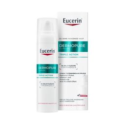 Eucerin® DERMOPURE CLINICAL Triple Action 3-fach tiefenwirksame Pflege – Serum mit Thiamidol® & Salicylsäure gegen Pickel, Mitesser & Pickelmale - Jetzt 20% mit dem Code "eucerin20" sparen* + Eucerin DERMOPURE CLINICAL Porenverfeinerndes Reinigungsgel 75ml GRATIS