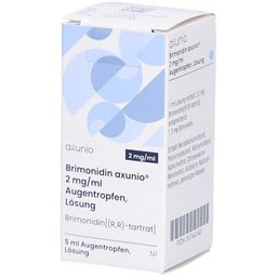 BRIMONIDIN axunio 2 mg/ml Augentropfen Lösung
