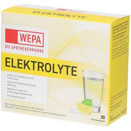 WEPA Elektrolyte Pulver Zitrone in Beuteln