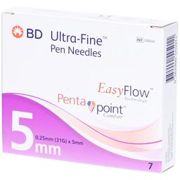 BD Ultra-Fine™ 5 mm 31G x 5 mm