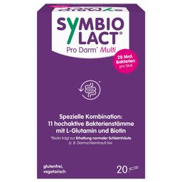 SymbioLact Pro Darm Multi – Sticks mit 28 Mrd. Bakterien, L-Glutamin & Biotin