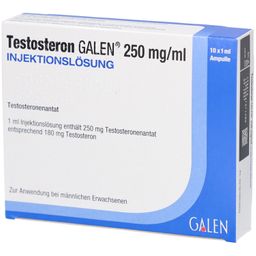 TESTOSTERON GALEN 250 mg/ml Injektionslösung