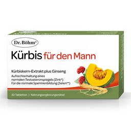 Dr. Böhm Kürbis für den Mann – mit Ginseng, Selen & Zink