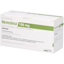 REMSIMA 100 mg Plv.f.e.Konz.z.Her.e.Inf.-Lsg.Dsfl.