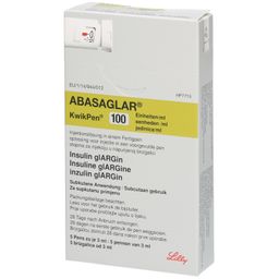 ABASAGLAR 100 E/ml Injektionslösung KwikPen