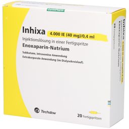 INHIXA 4.000 I.E. 40 mg/0,4 ml Inj.-Lsg.i.e.F.-Sp.