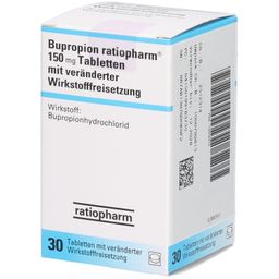 BUPROPION-ratiopharm 150 mg Tab.verä.Wfrs.