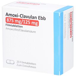 AMOXI-CLAVULAN Ebb 875 mg/125 mg Filmtabletten