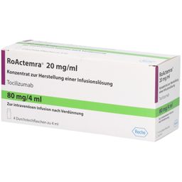 ROACTEMRA 20 mg/ml 80 mg Konz.z.Herst.e.Inf.-Lsg.