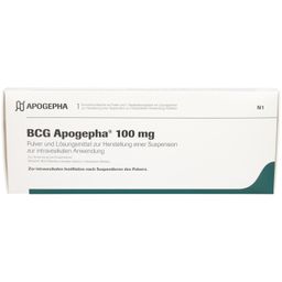 BCG Apogepha 100 mg P+LM H.Susp.intraves.Anw.Dsfl.