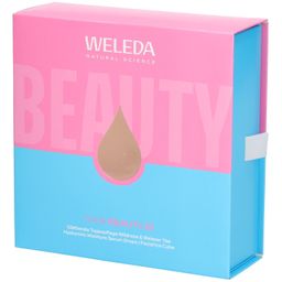 Weleda Geschenkset Glättende Tagespflege Wildrose & Hyaluronic Serum Drops