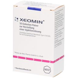 XEOMIN 50 LD50 Einheiten Plv.z.Herst.e.Inj.-Lsg.