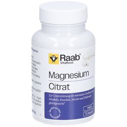 Raab Vitalfood Magnesiumcitrat Kapseln