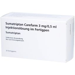 SUMATRIPTAN Carefarm 3 mg/0,5 ml Inj.-L.i.e.F.Pen