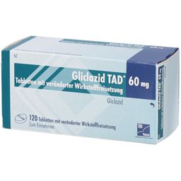 GLICLAZID TAD 60 mg Tab.m.veränd.Wirkst.-Frs.