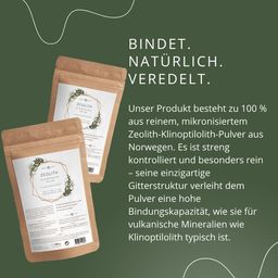 Nordic Pure Zeolith Pulver – 95 % Klinoptilolith, nano-frei