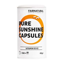 FAIRNATURAL VITAMIN D3 2500 IE + K2 MK-7 all-trans