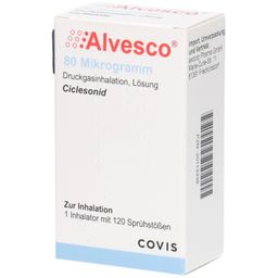 ALVESCO 80 µg 120 Hub Druckgasinhalation