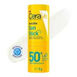 CeraVe Invisible Sun Stick LSF 50+ + Feuchtigkeitscreme 50ml GRATIS