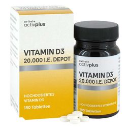 Avitale activplus D3 20.000 I.E. Depot, hochdosiert, Langzeitvorrat