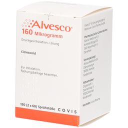 ALVESCO 160 µg 2x60 Hub Druckgasinhalation