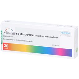 MINIRIN 60 Mikrogramm Lyophilisat zum Einnehmen