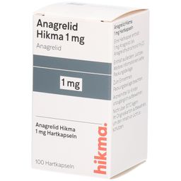 ANAGRELID Hikma 1 mg Hartkapseln