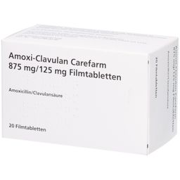 AMOXI-CLAVULAN Carefarm 875 mg/125 mg Filmtabl.