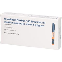 NOVORAPID FlexPen 100 E/ml Inj.-Lsg.i.e.Fertigpen