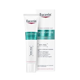 Eucerin® DERMOPURE CLINICAL Oil Control Gel – mattierendes Gel mit Zink PCA, Salicylsäure & Carnitin, 8h Anti-Glanz-Effekt bei unreiner Haut