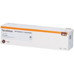 TACROLIMUS Dermapharm 1 mg/g Salbe