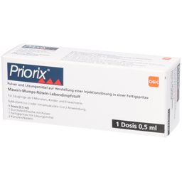 PRIORIX Masern Mumps Röteln P.u.LM H.Inj.L.i.e.FS.