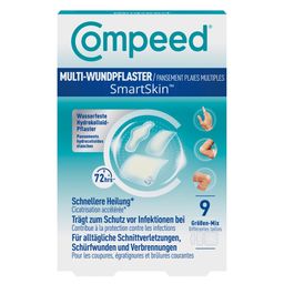 COMPEED® Multi-Wundpflaster SmartSkin™  - Set mit 9x Wundschutzpflastern in 3 Größen, Wundheilpflaster