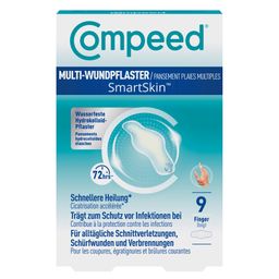 COMPEED® Multi-Wundpflaster SmartSkin™  - 9x Wundschutzlpflaster für die Finger, Wundheilpflaster