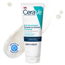 CeraVe Tonerde-zu-Schaum-Reinigung Gesichtsreinigung für unreine Haut