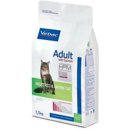 VETERINARY HPM Katze Erwachsene Kastriert & Ganz Lachs – Virbac