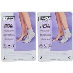 IROHA NATURE Glykolsäure-Peeling- und Peeling-Socken