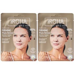 IROHA NATURE Straffende und Anti-Aging Blattmaske mit Bakuchiol