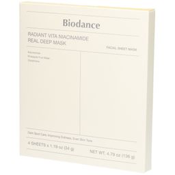 Radiant Vita Niacinamide Real Deep Mask 4er Pack